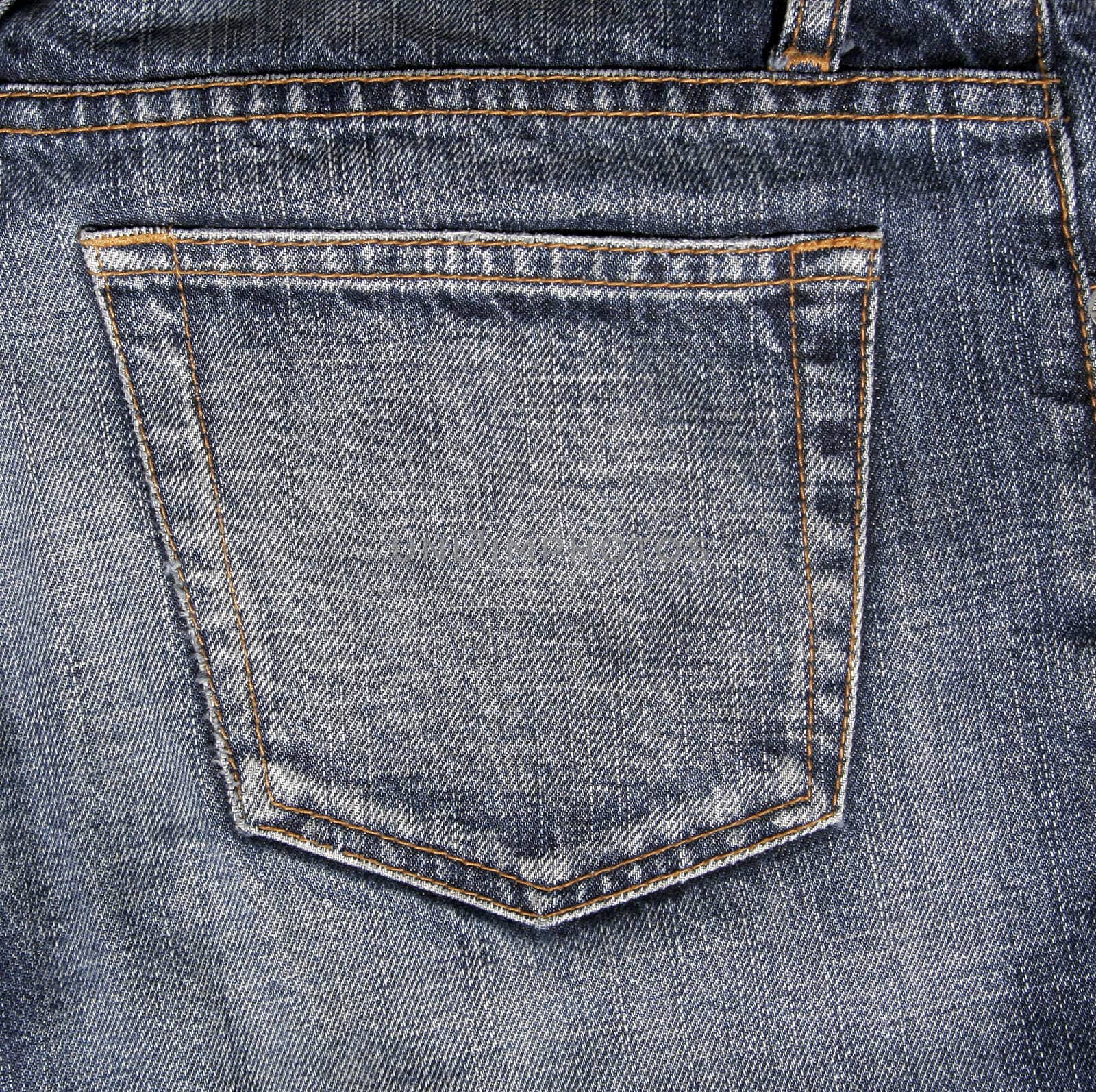 Blue Denim Jeans Pocket, Detailed Pattern, Background