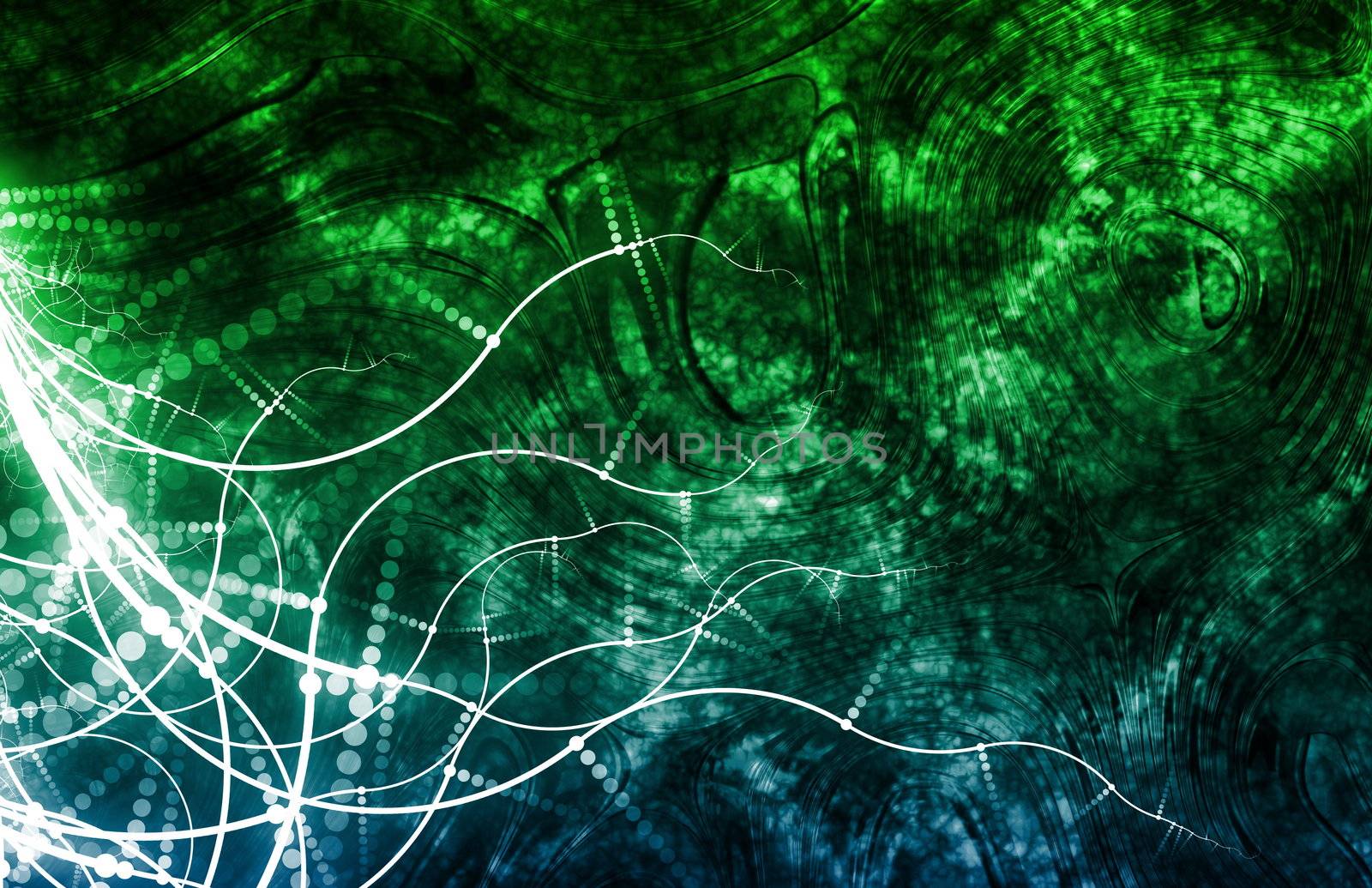 A Virus Medical Science Futuristic Technology Art