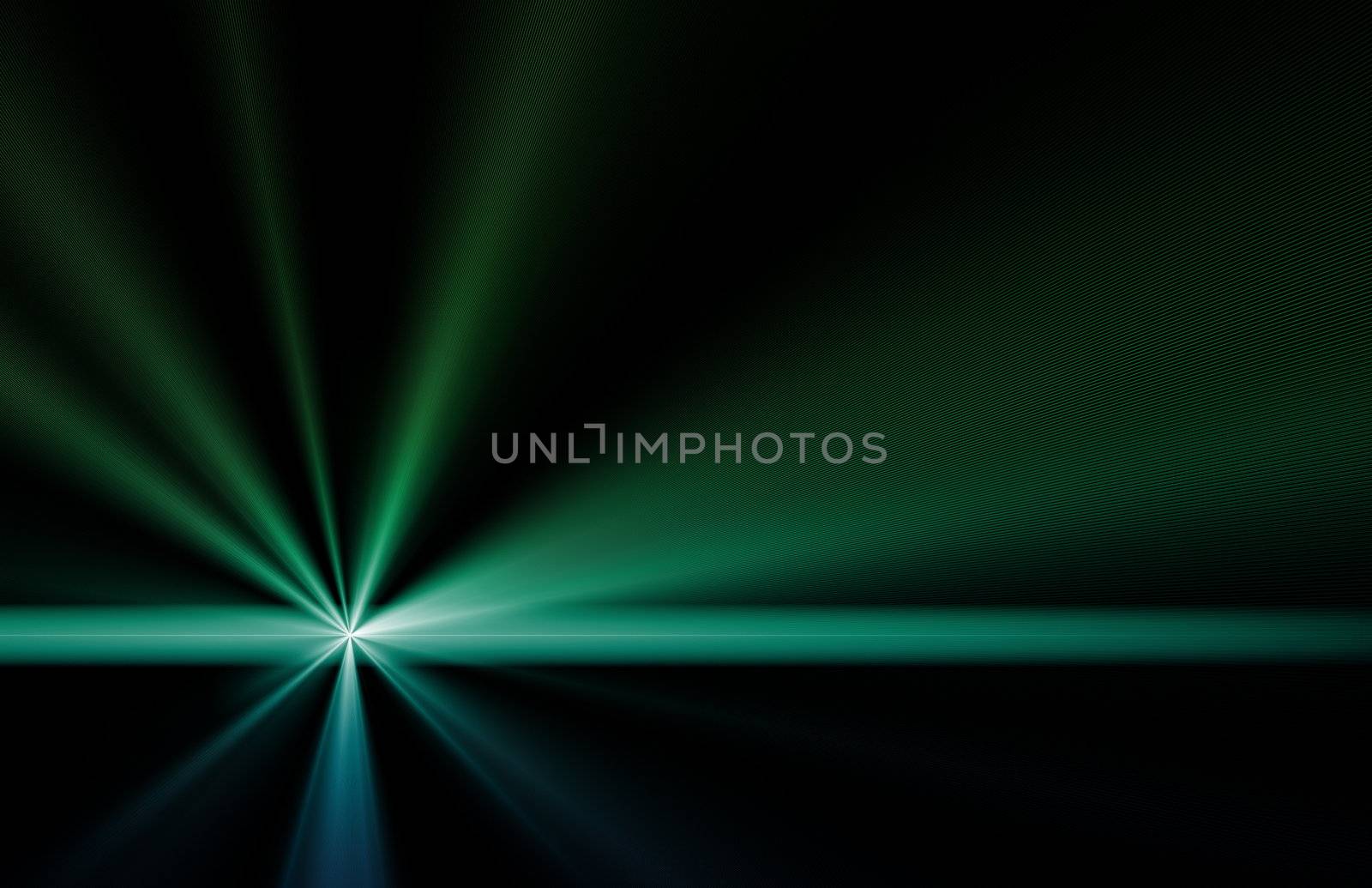 Glowing Lines Light Rays Background on Black