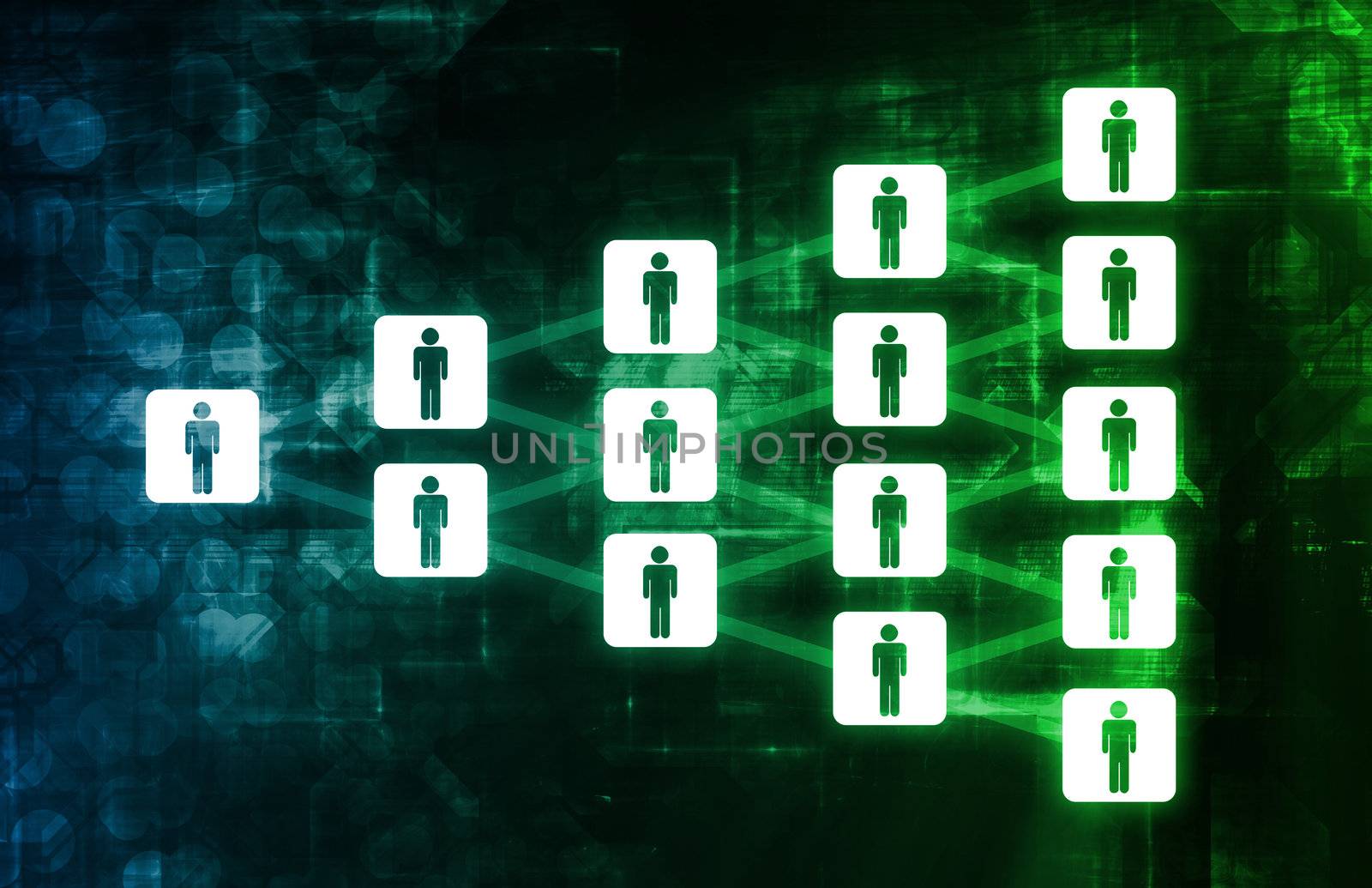 Peer to Peer P2P File Sharing Diagram