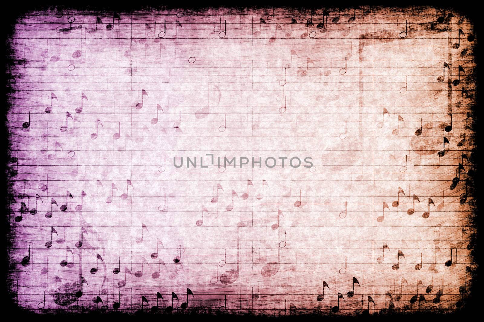 A Music Themed Abstract Grunge Background Texture