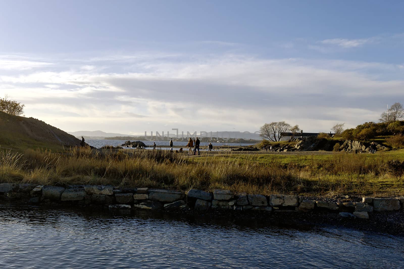 Bygdøy peninsula in Oslo minutes before the sunset
