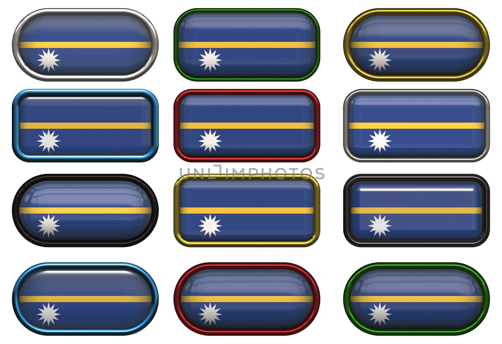 twelve buttons of the Flag of Nauru