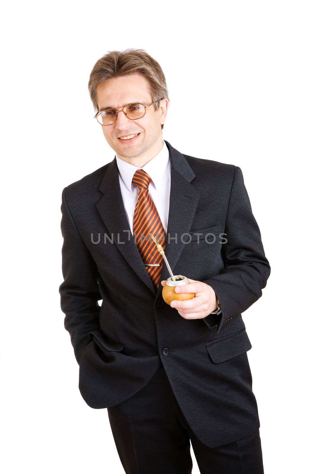 business man with mate