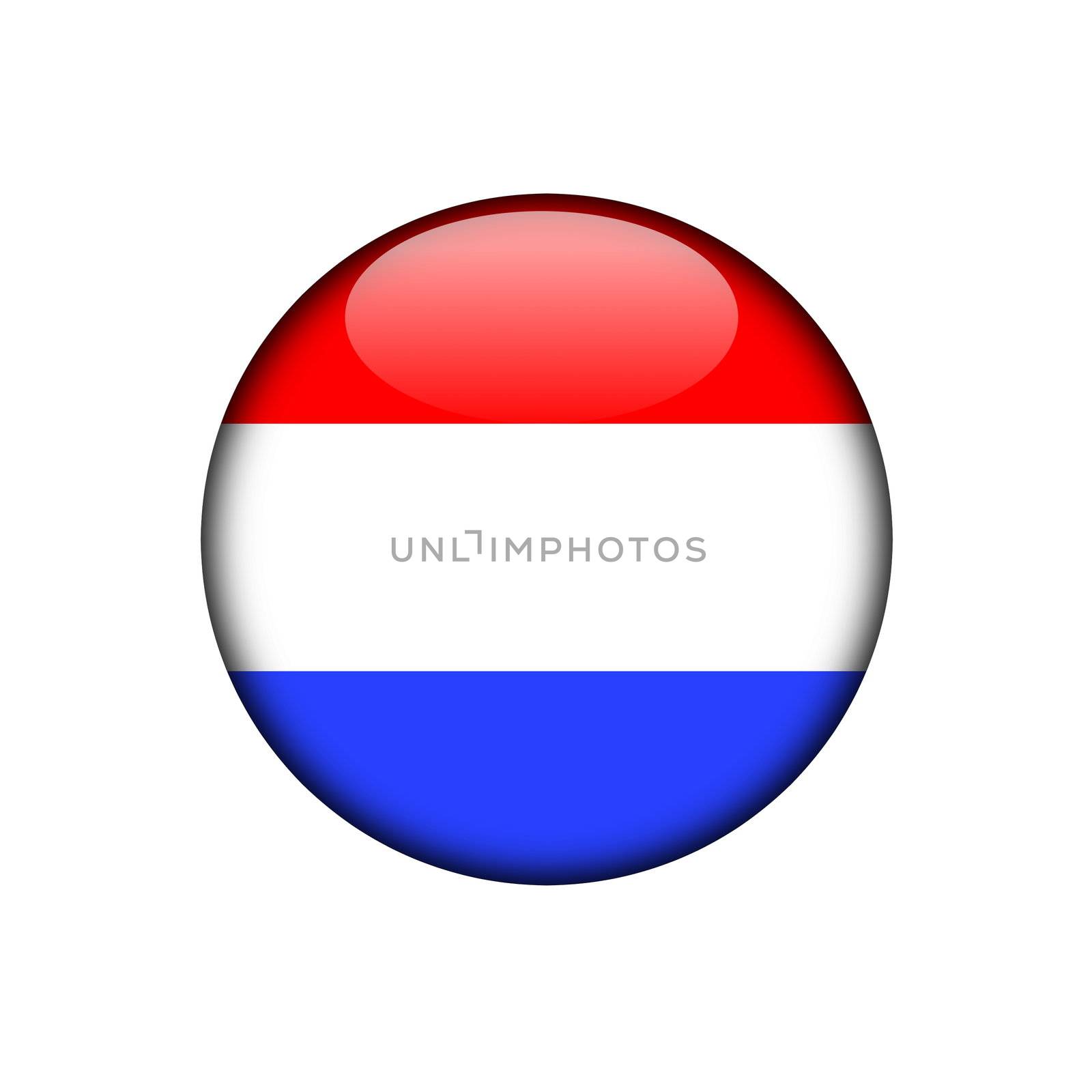 netherlands button flag sign or badge for website