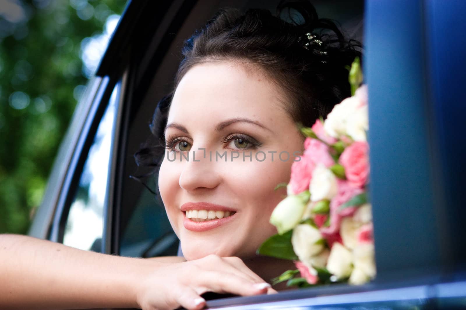 beauty in the wedding car by vsurkov