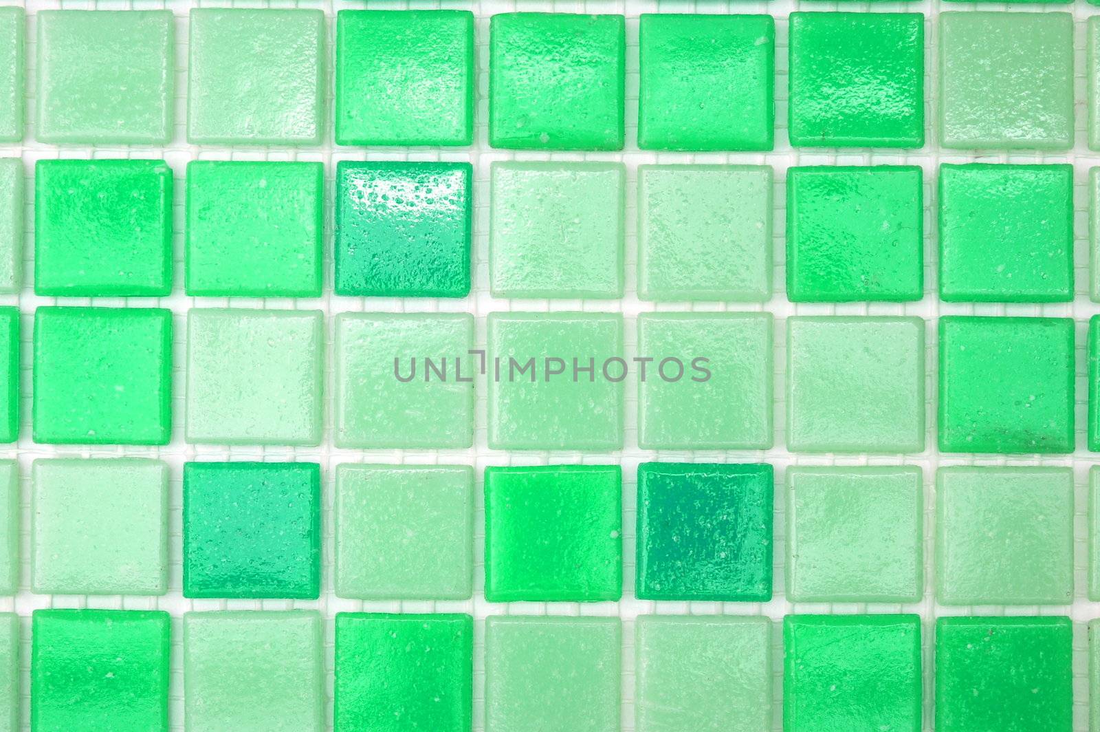 mosaic of tiles in the bathroom as a background