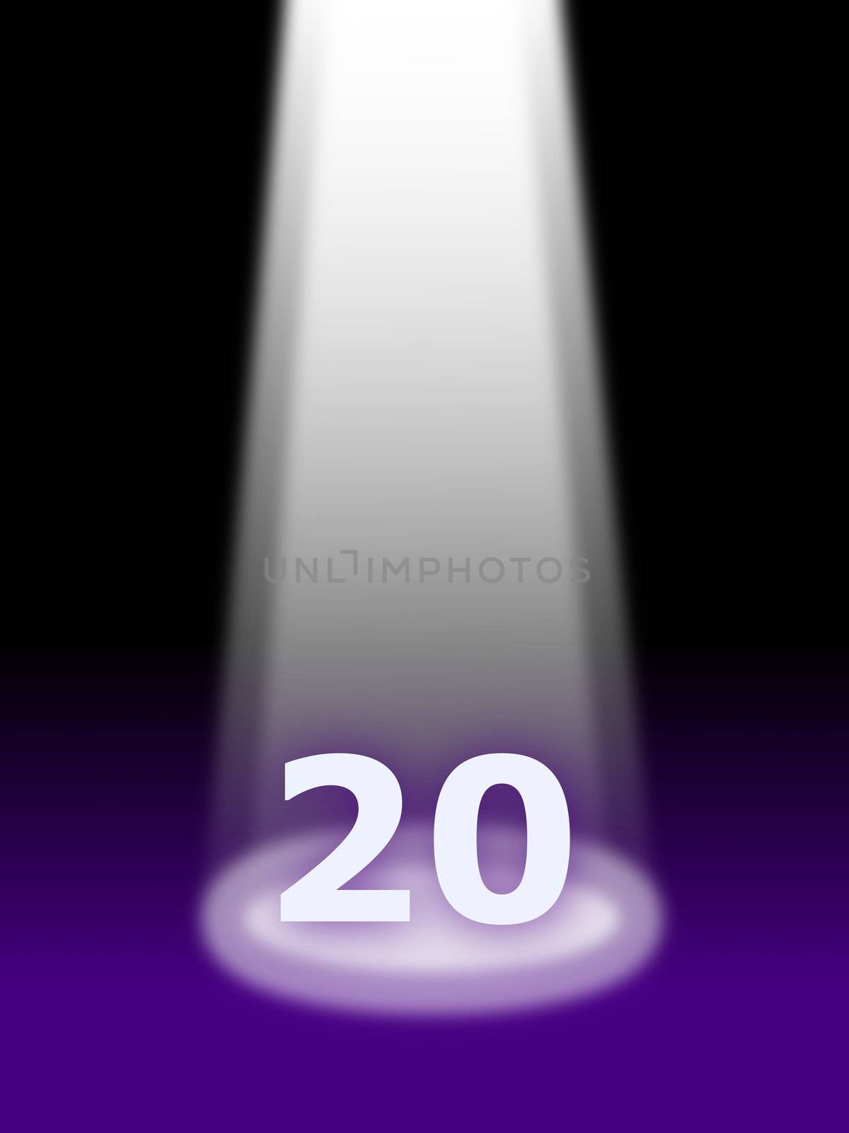 birtday card with spotlight and copyspce for text message - 20
