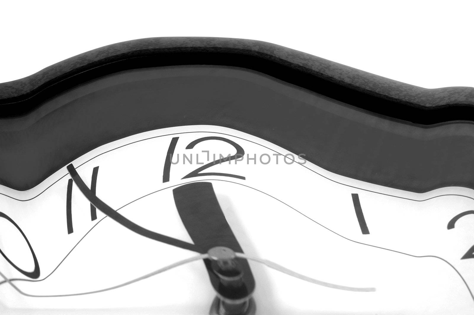physics of time shown by warped watch