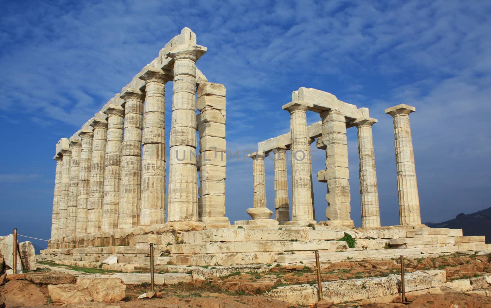 Ruins of Temple of Poseidon in Greece by Brigida_Soriano