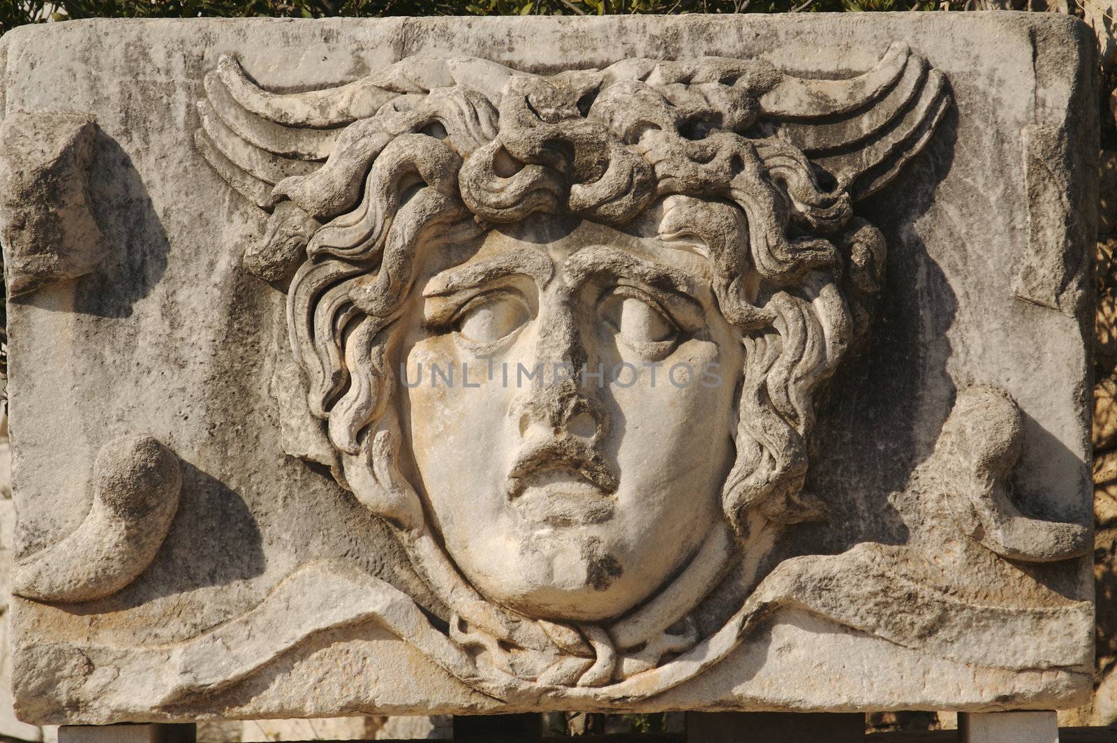 Face Relief from Ephesus, Turkey by Feverpitched