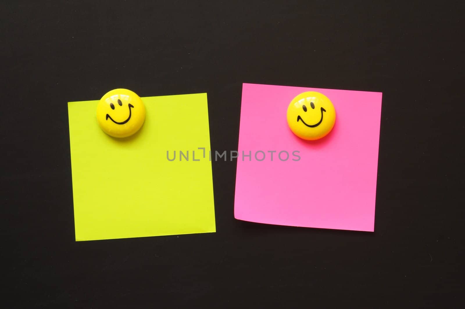 blank sheet of paper with smilie or smily