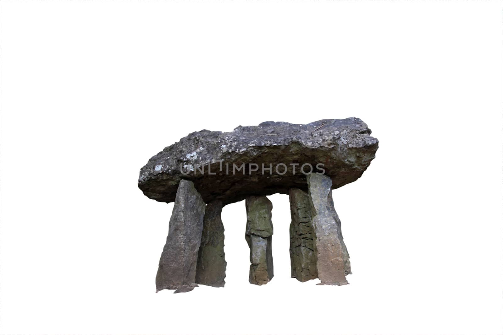 ancient standing stone monuments in county limerick ireland.includes clipping path.