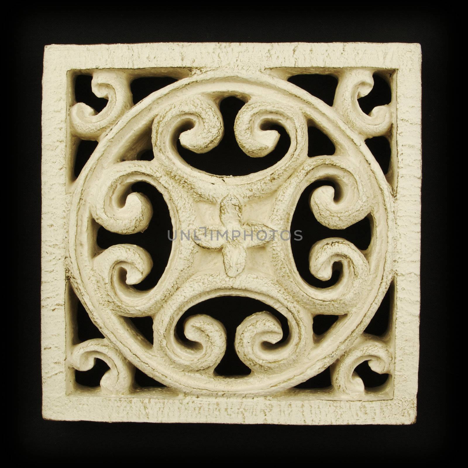 Ornate Wood Carving Ornament  by Feverpitched