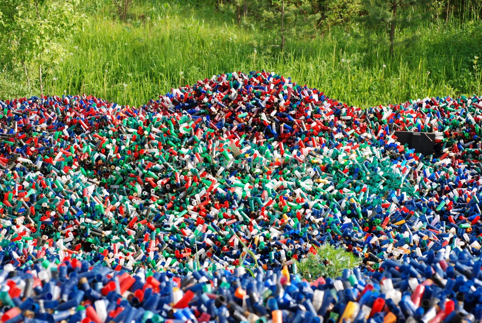 Mountings of cartridges near sport club