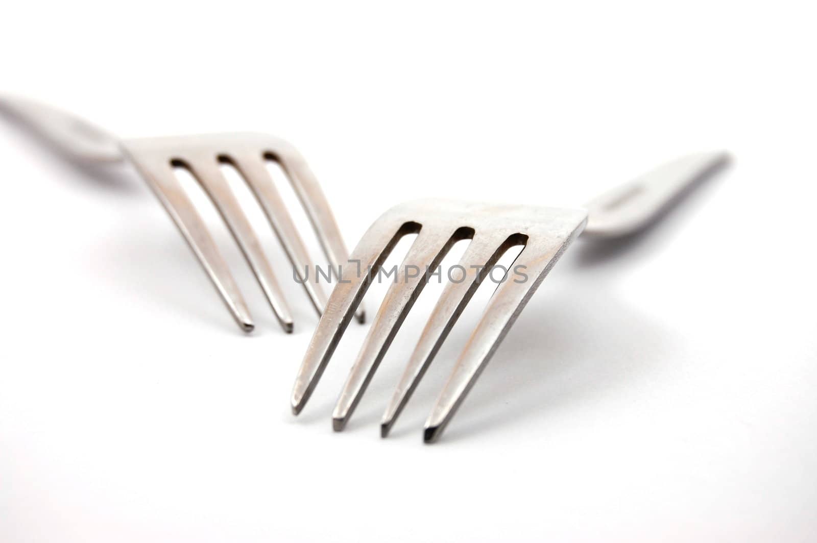 abstract fork background as a food concept