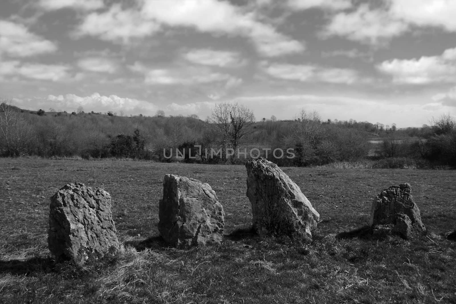 ancient standing stone monuments in county limerick ireland