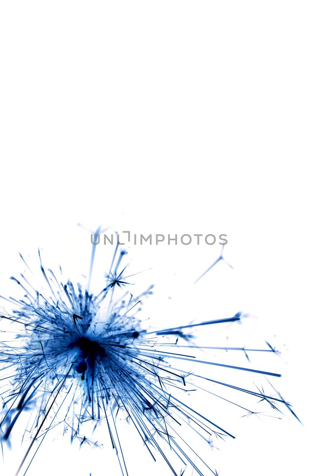 abstract holiday sparkler background with copyspace for text message