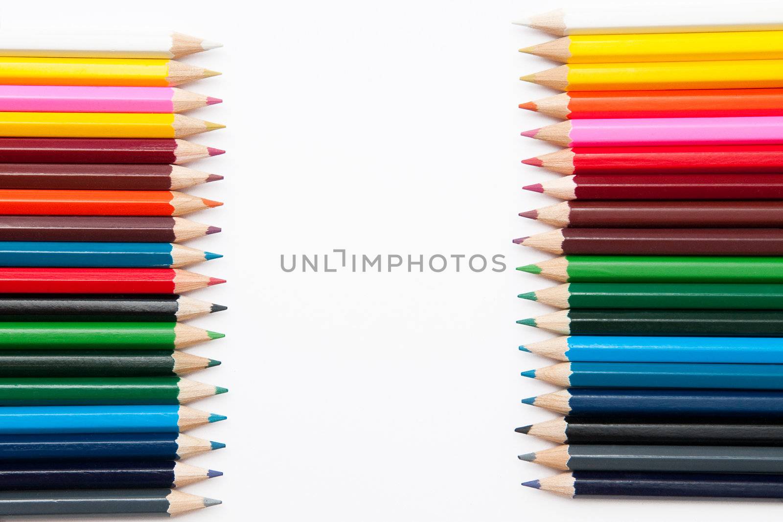 Colorful crayons by Yaurinko