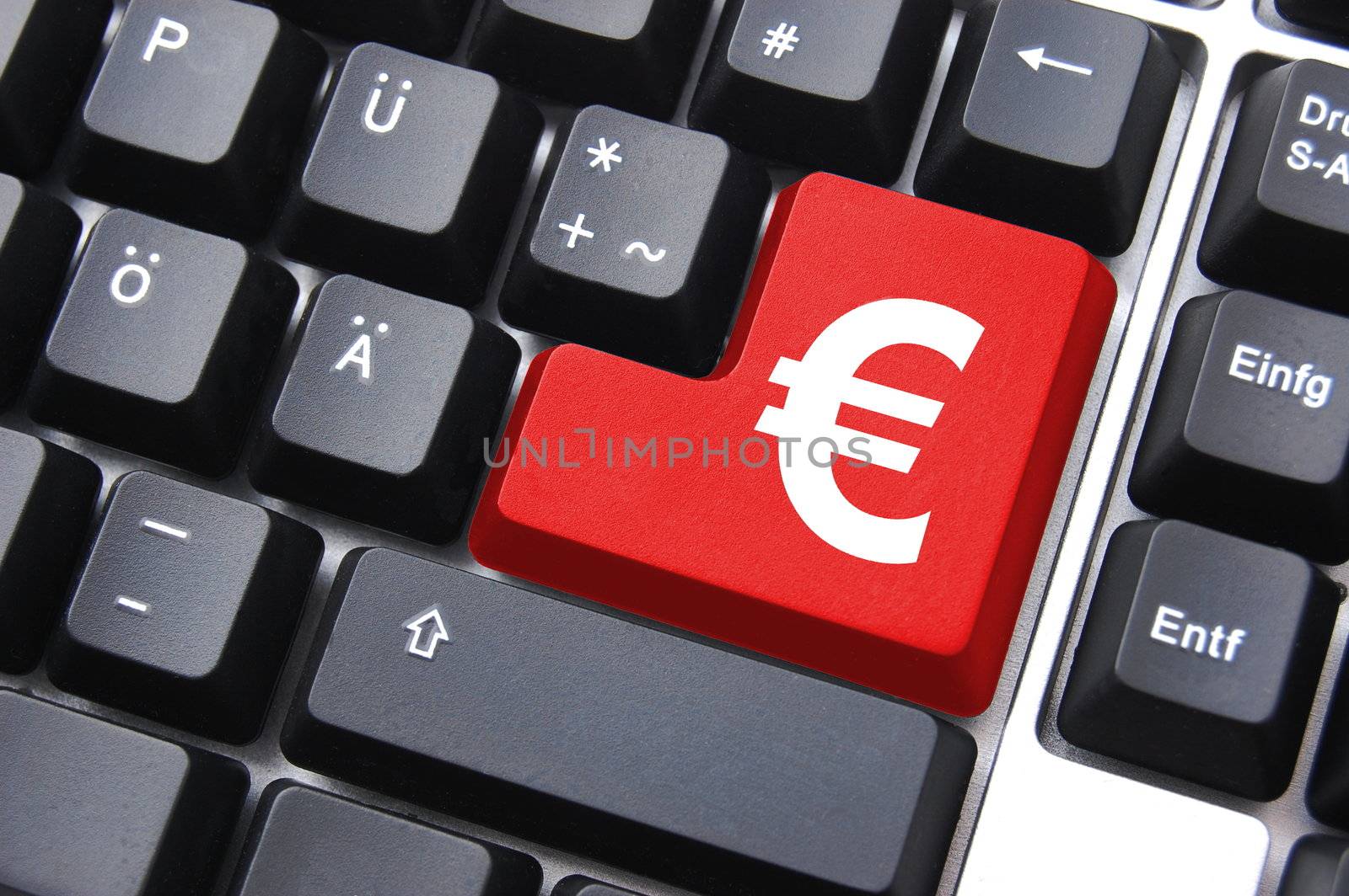 money text on computer keyboard as concept for internet business
