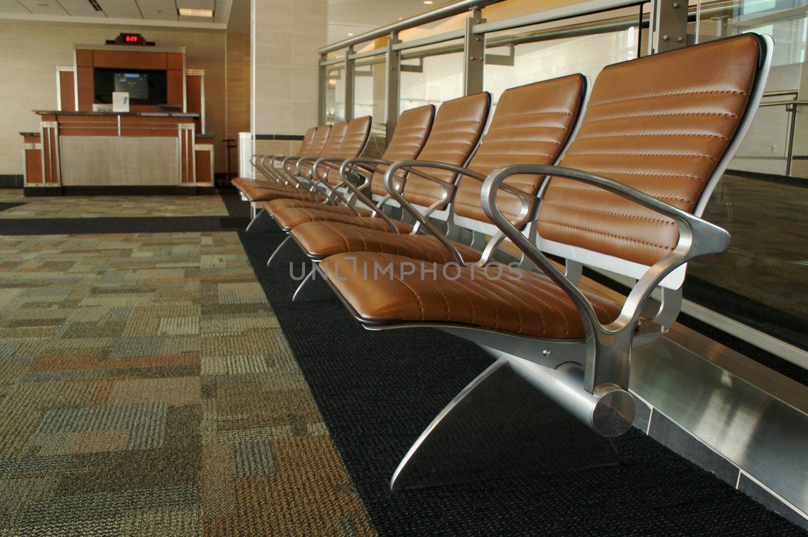 Airport Seating Abstract by Feverpitched