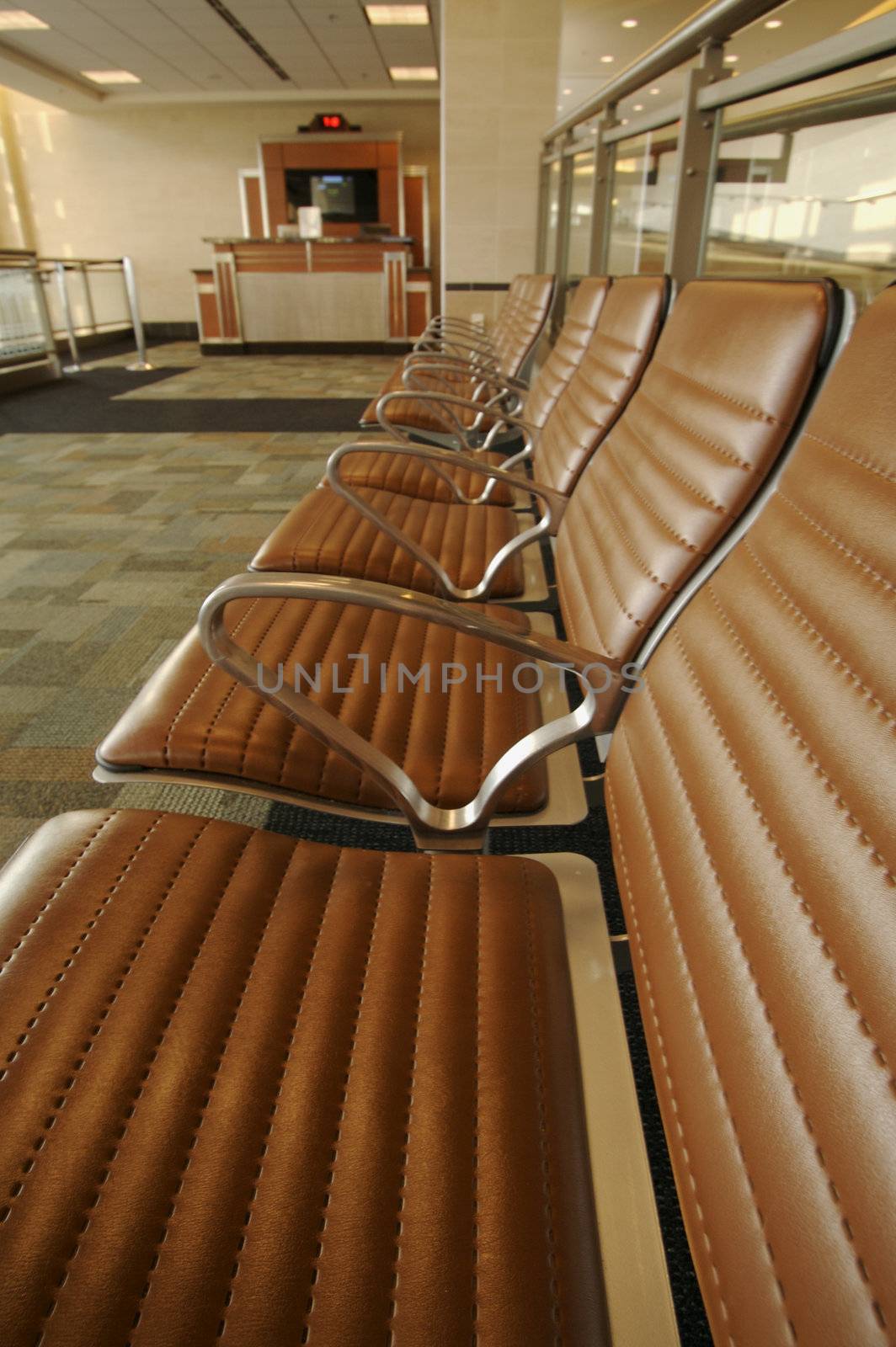 Airport Seating Abstract by Feverpitched