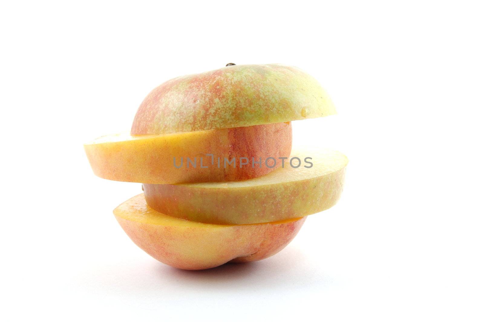 some vitamins isolated on a white background