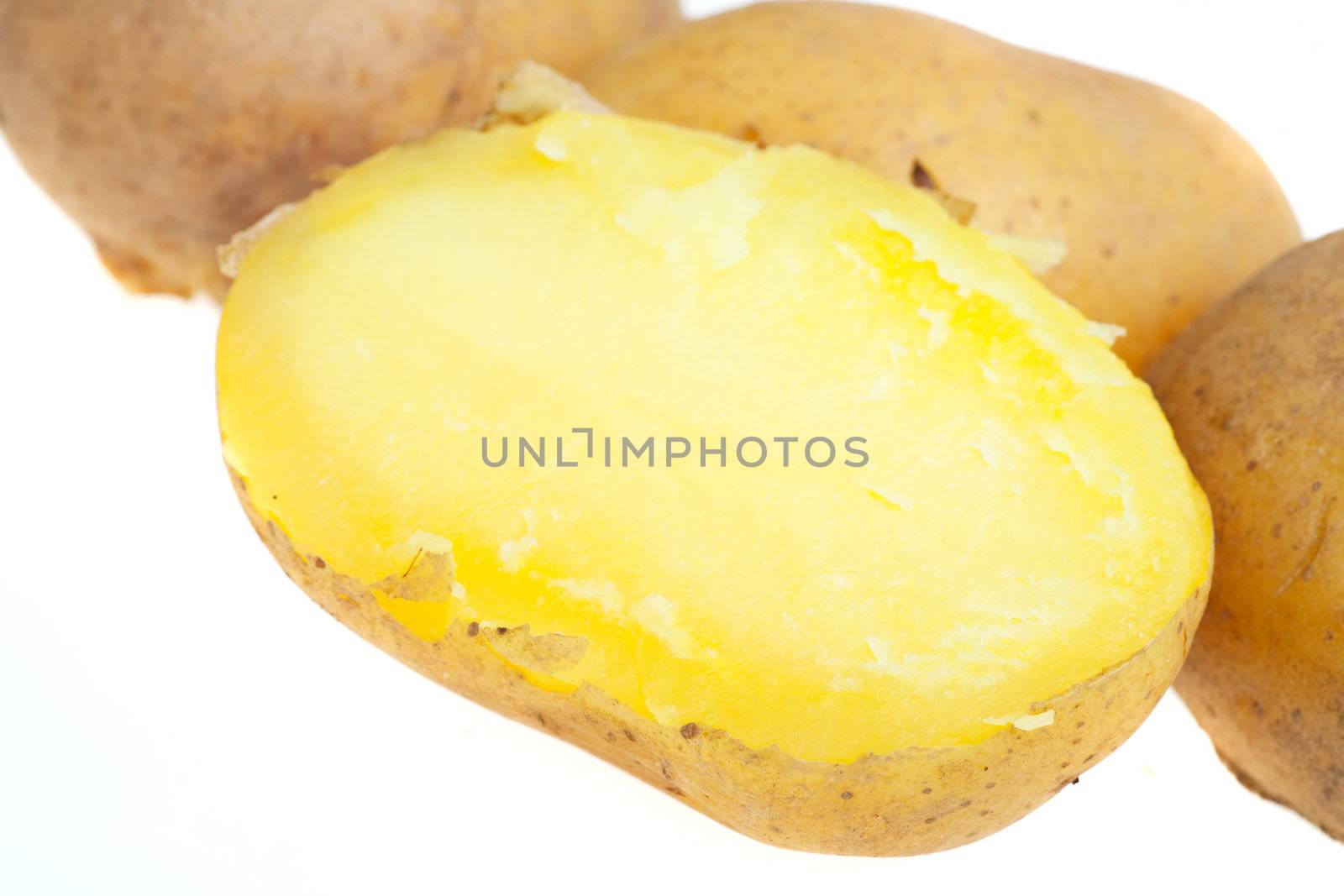 half of a potato