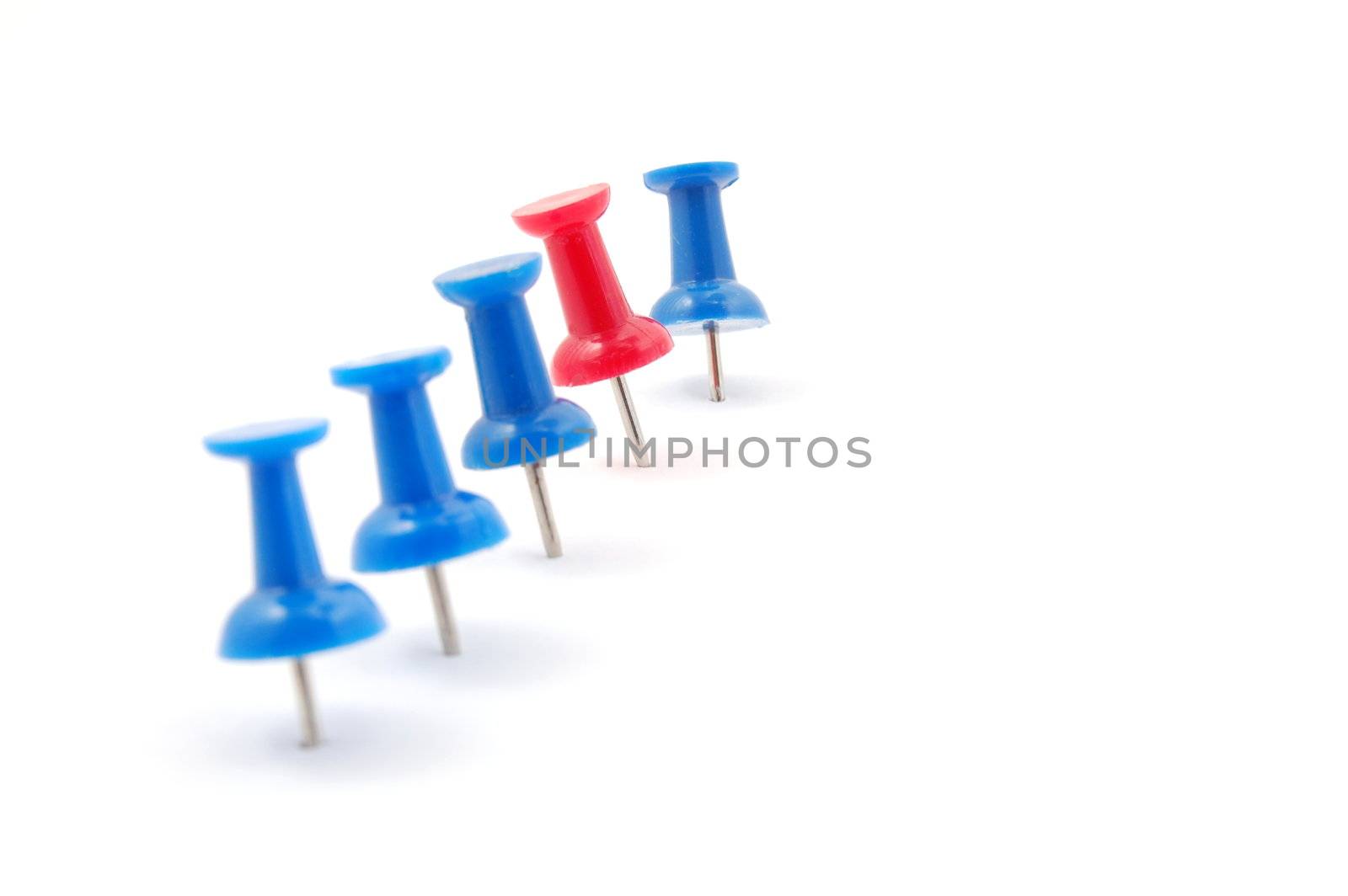 simple pin isolated on a white background