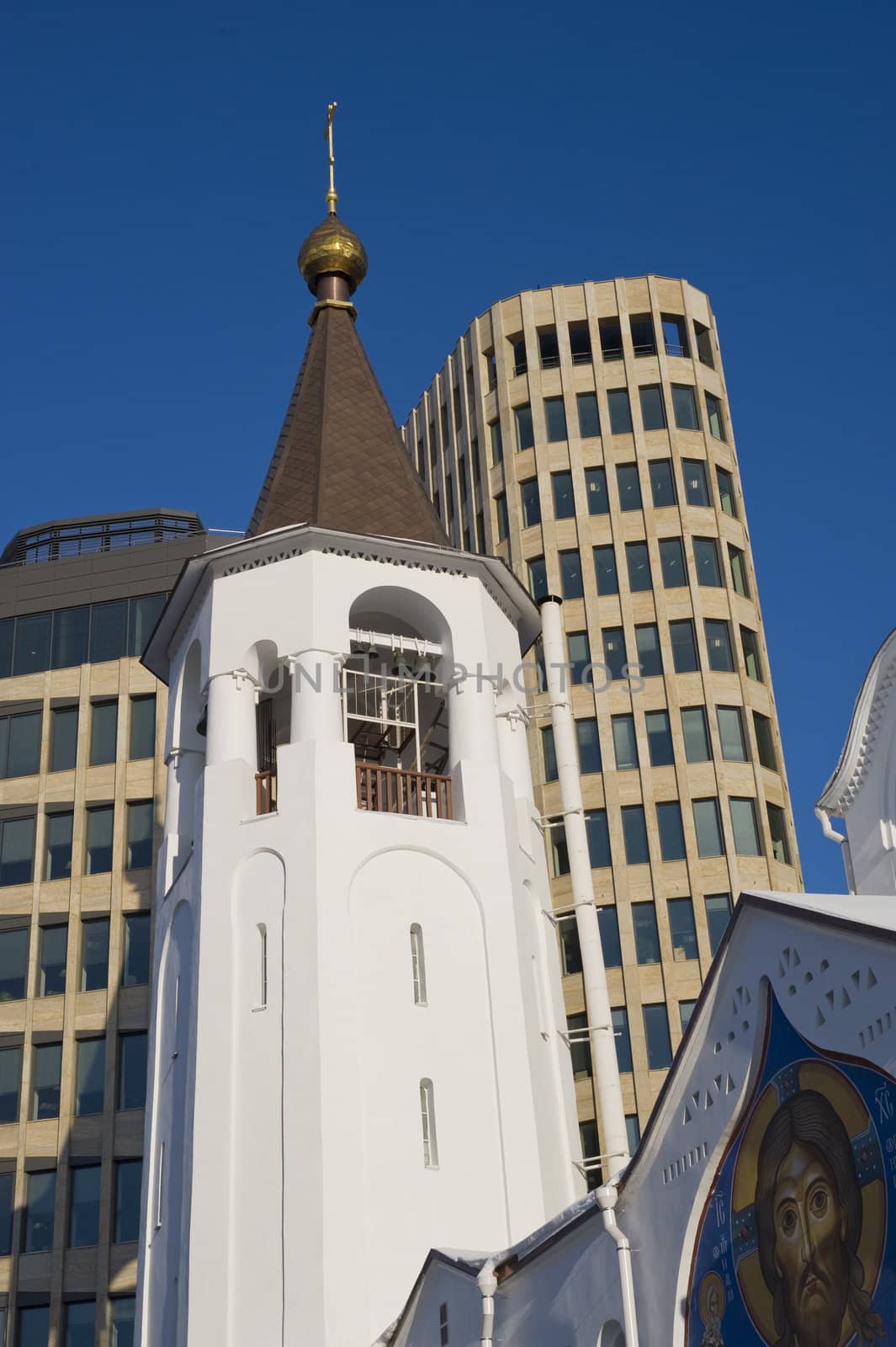 Old Ortodox Church in the center of Moscow, Russia