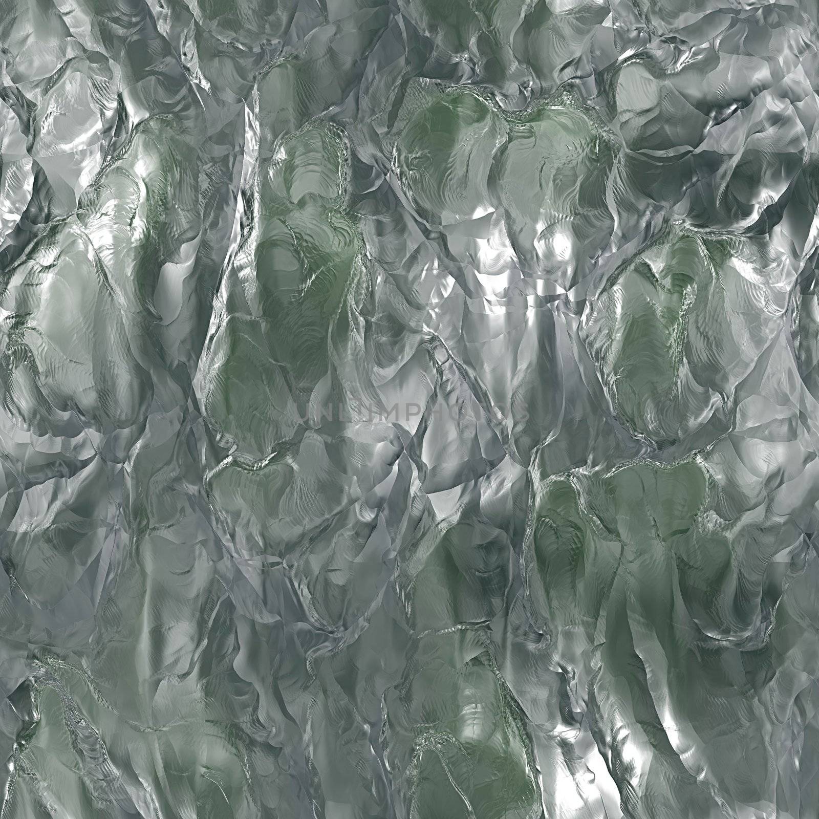 Seamless Aluminium Foil Texture as a Abstract