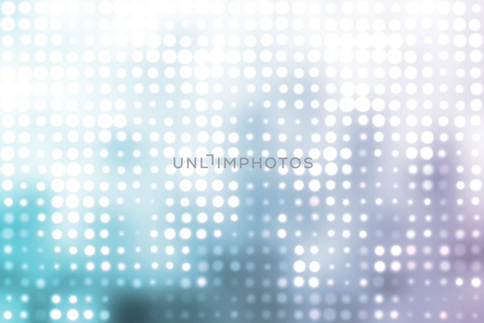 Blue and White Trendy Orbs Cool Abstract Background