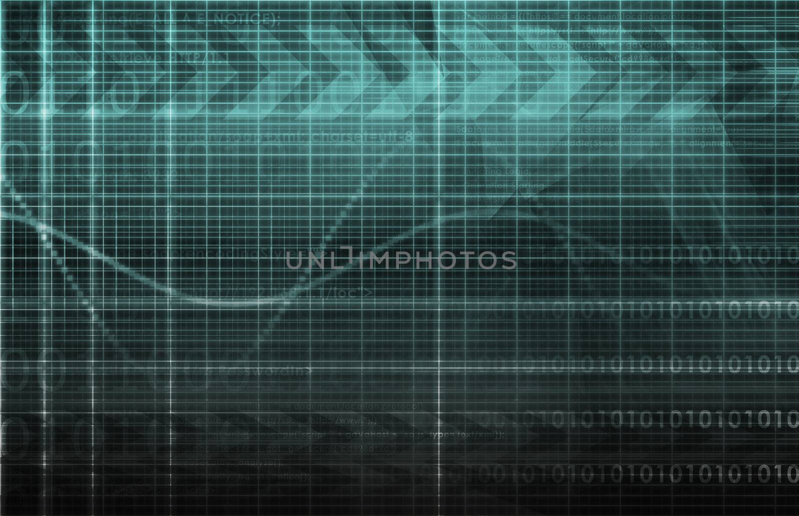 Digital Abstract Data Media As a Art