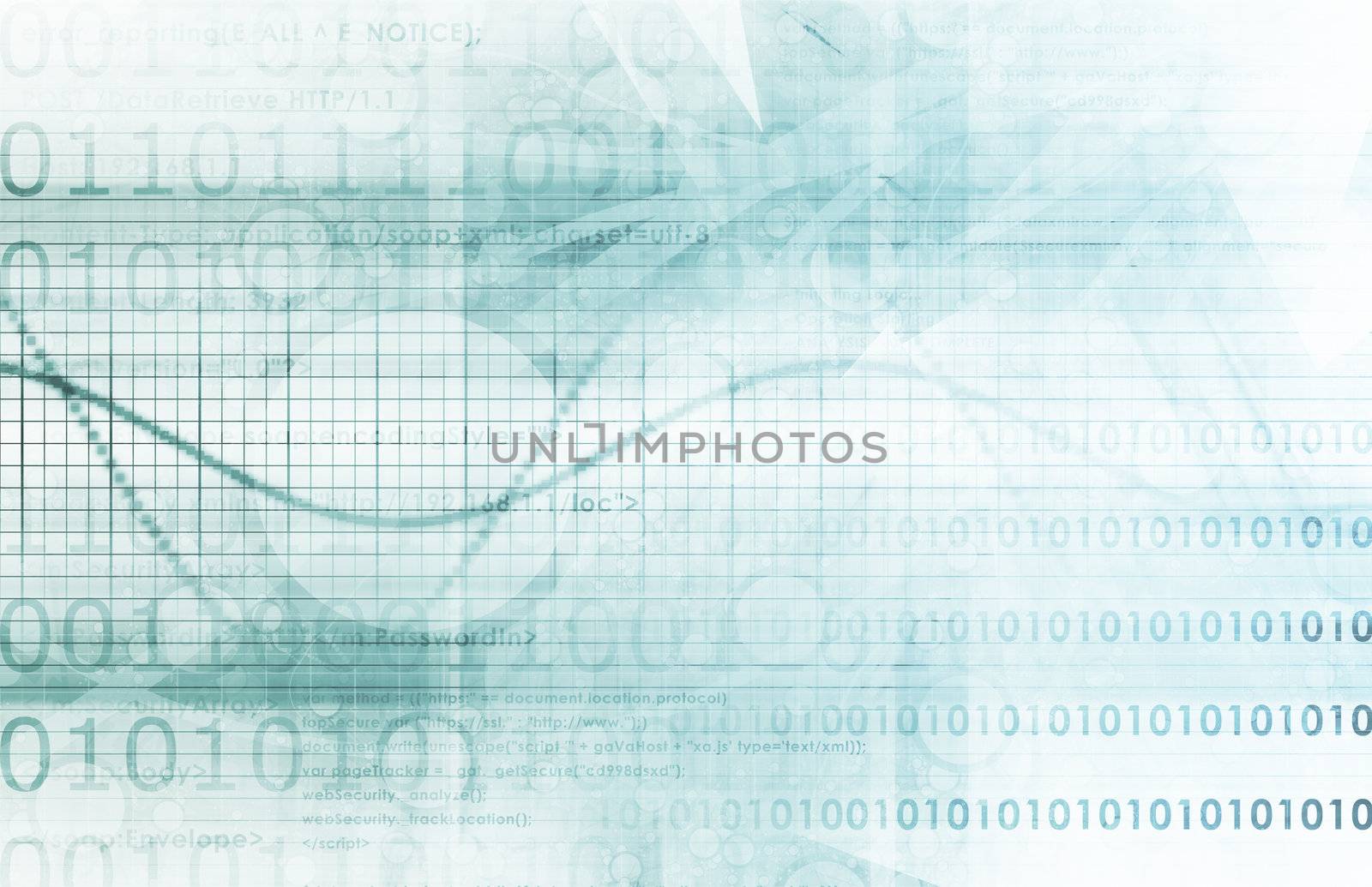 Corporate Background as a Tech Presentation Art