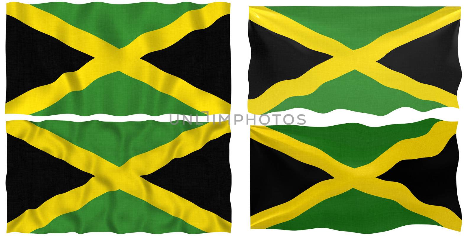 Flag of Jamaica by clearviewstock