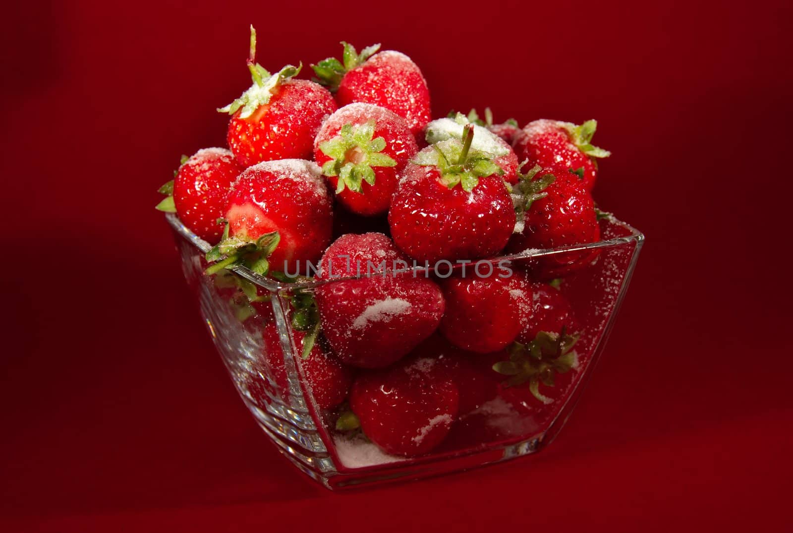 Shot of a pile of fresh strawberries by anki21