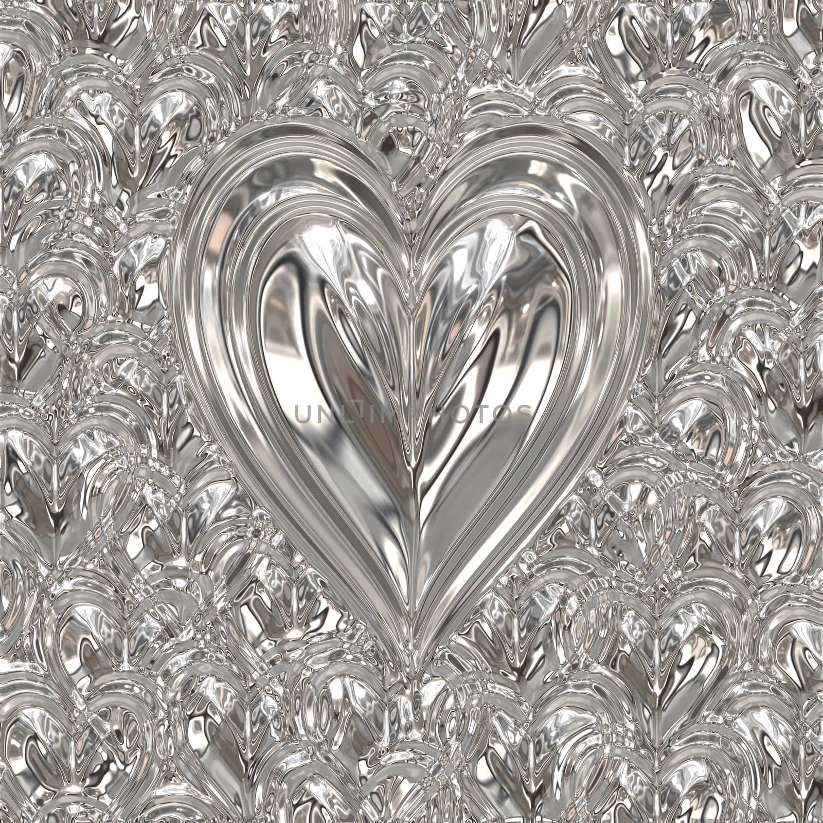 silver heart by clearviewstock