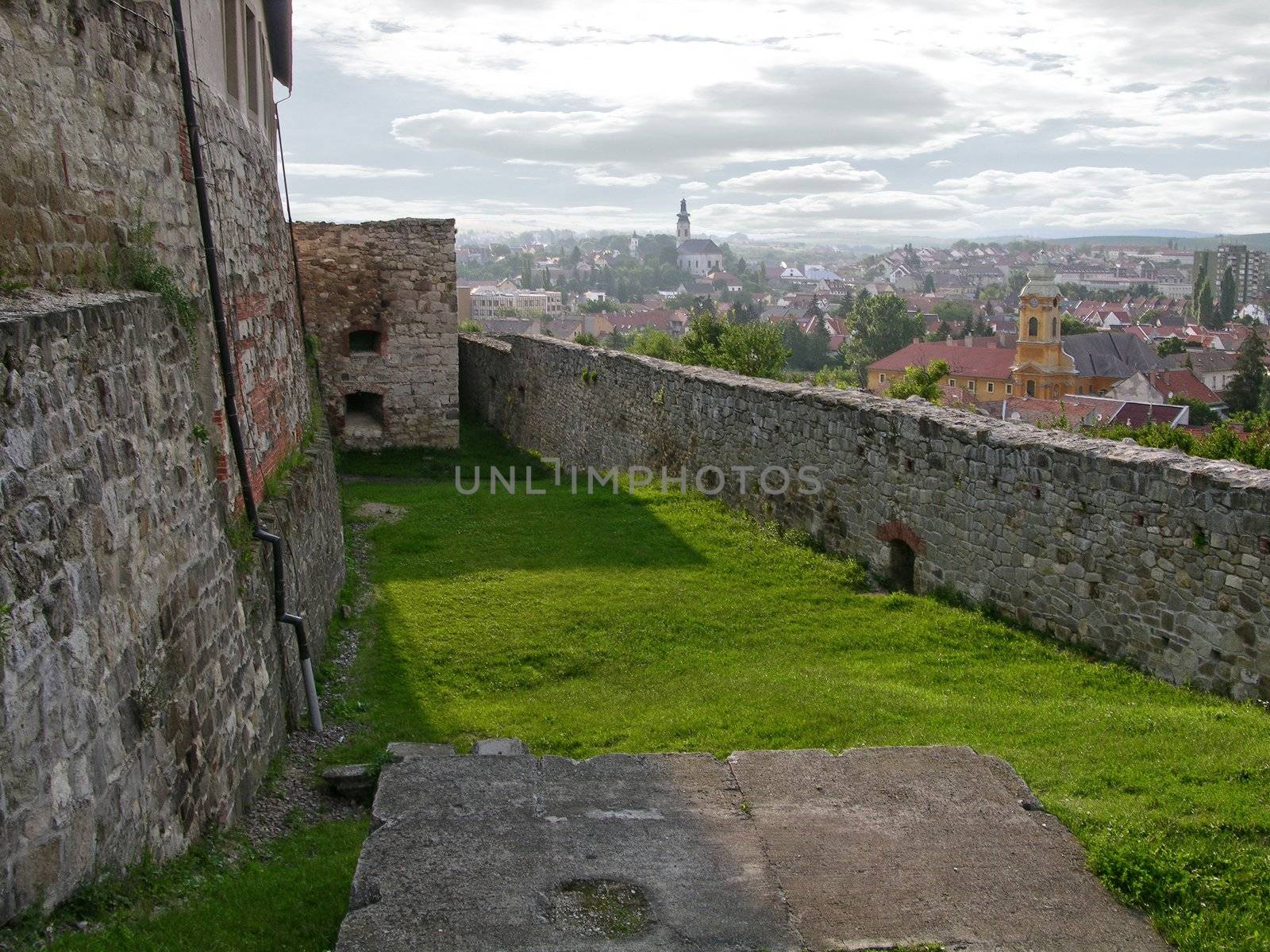 Hungarian town view by Sergieiev