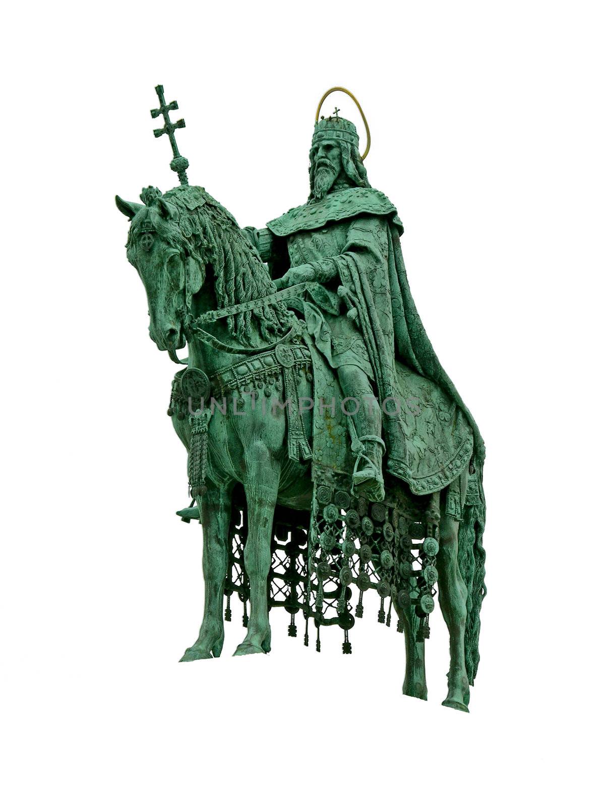 A saint Ishtvan is the first king of Hungary, founder of the state