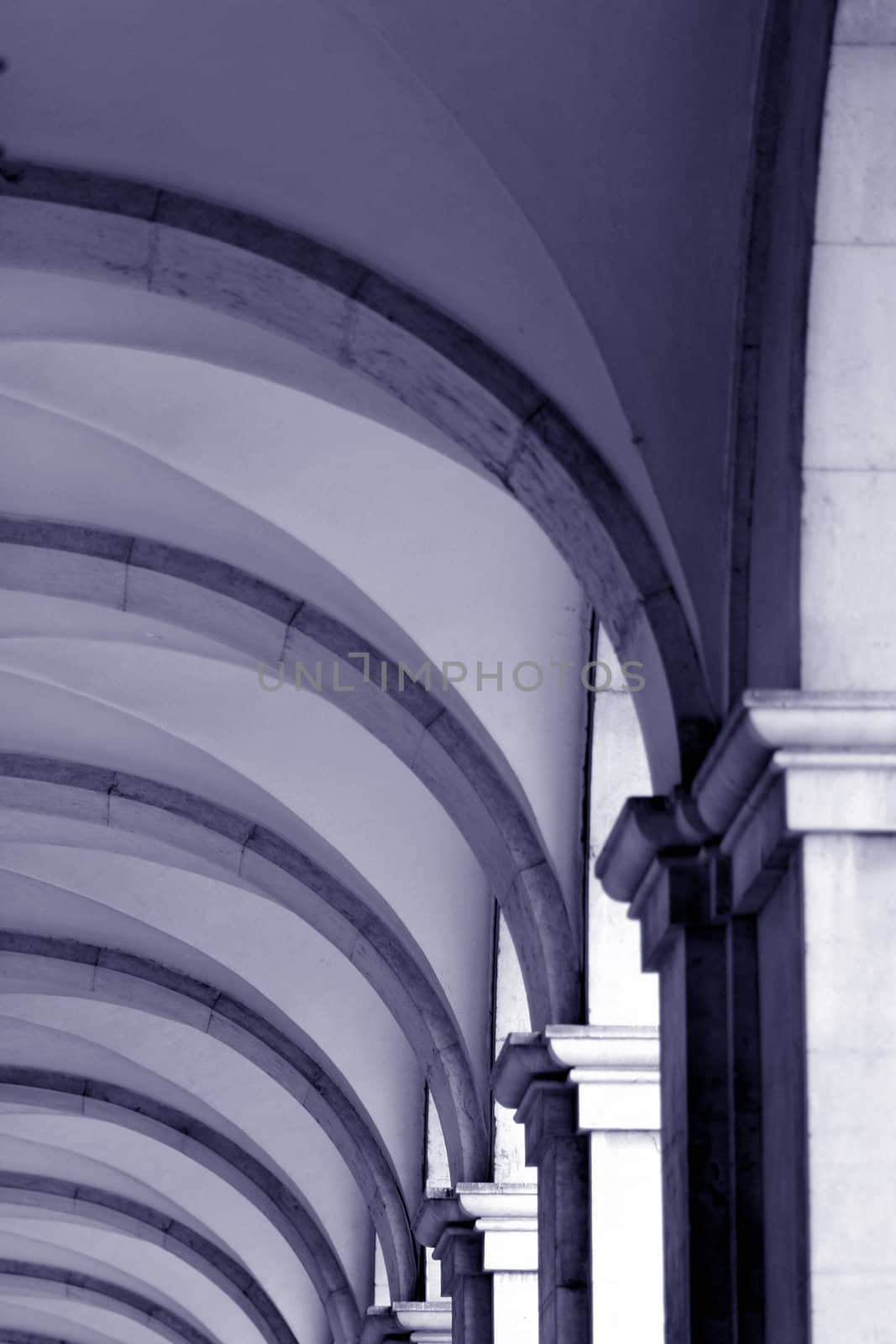 Blue arches