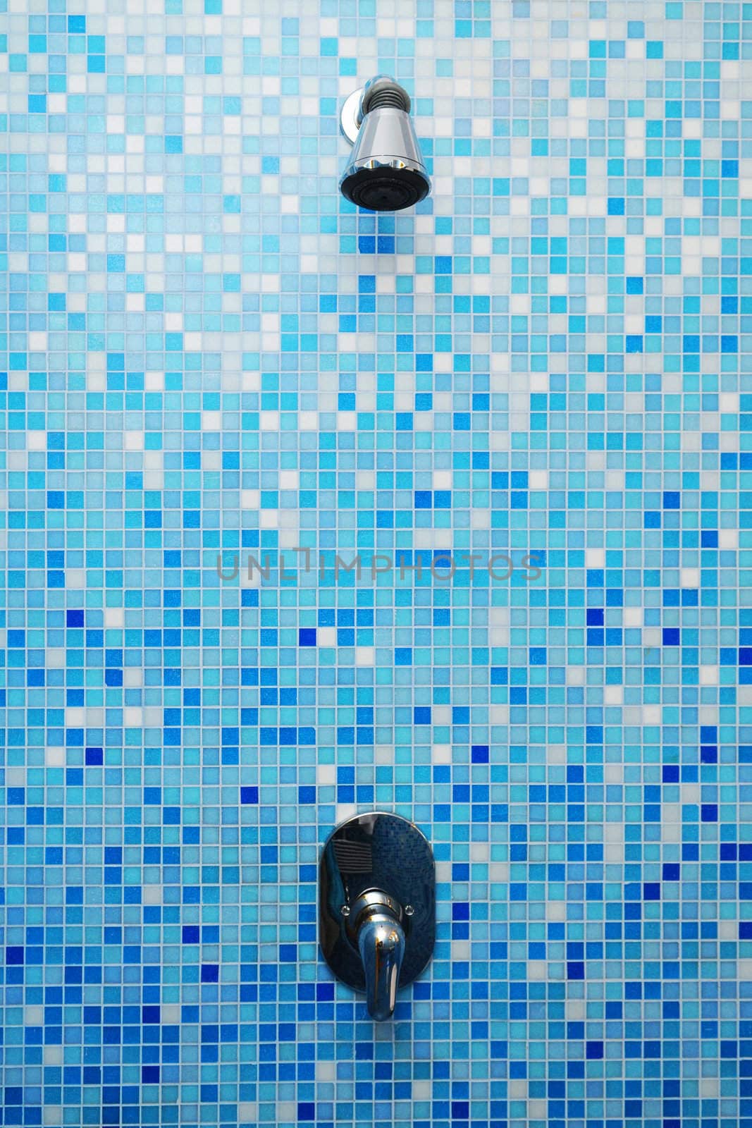 A shower on the blue