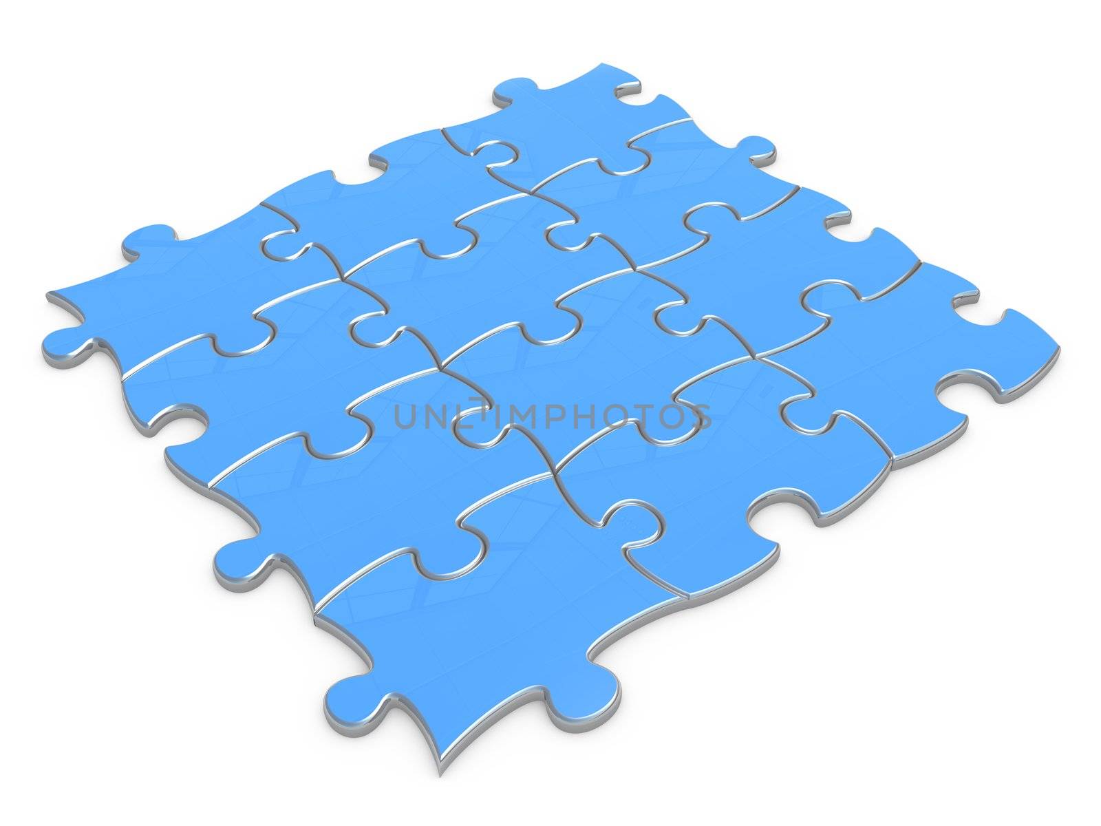 Computer generated image- Jigsaw Puzzle . 