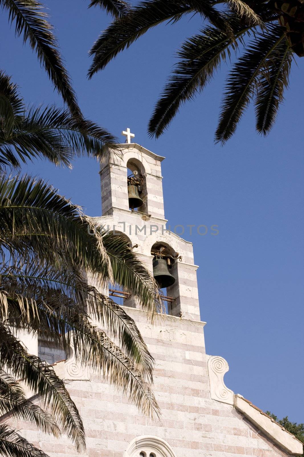 The old orthodoxy church in Budva, Montenegro