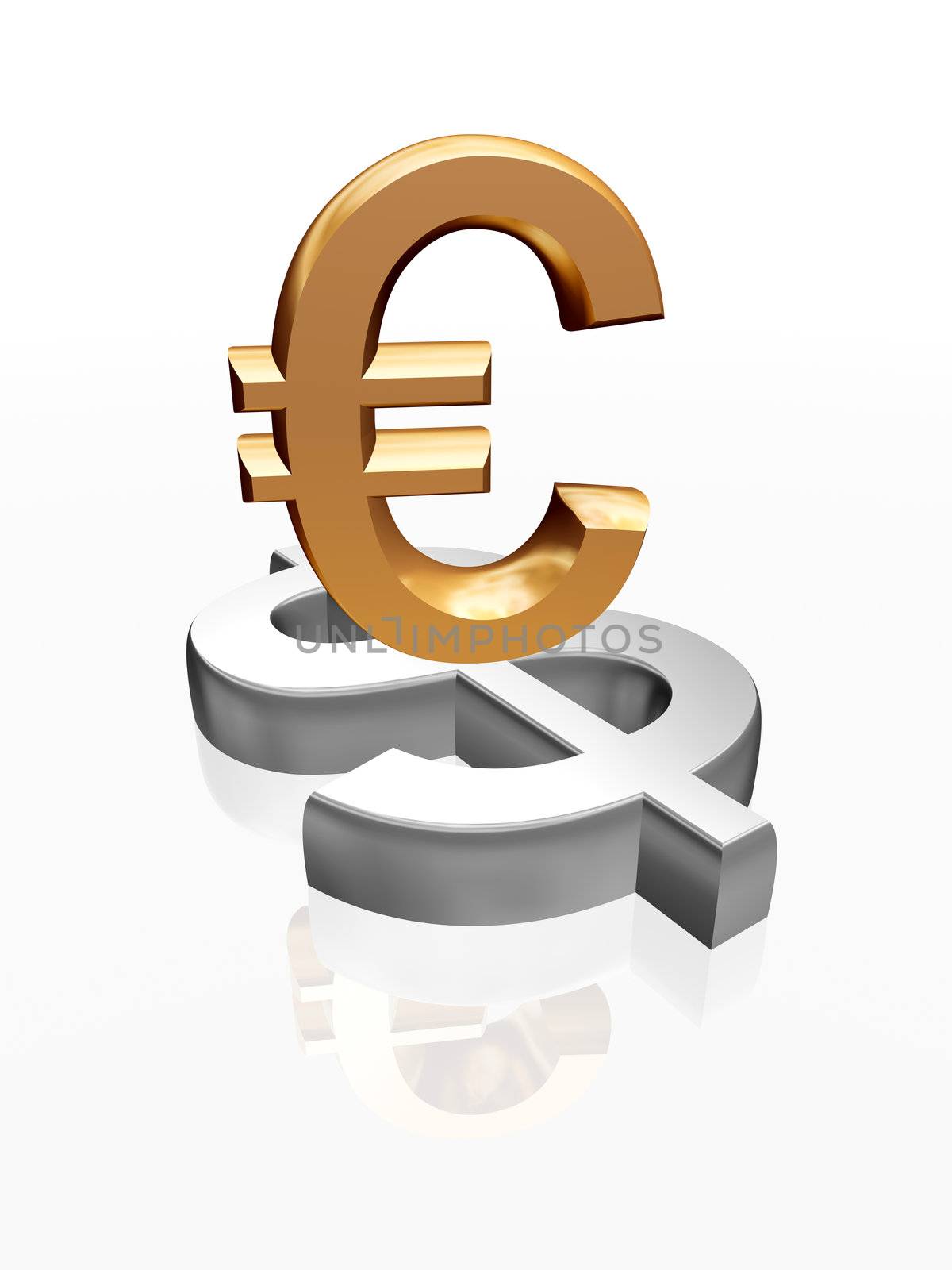 euro and dollar by marinini