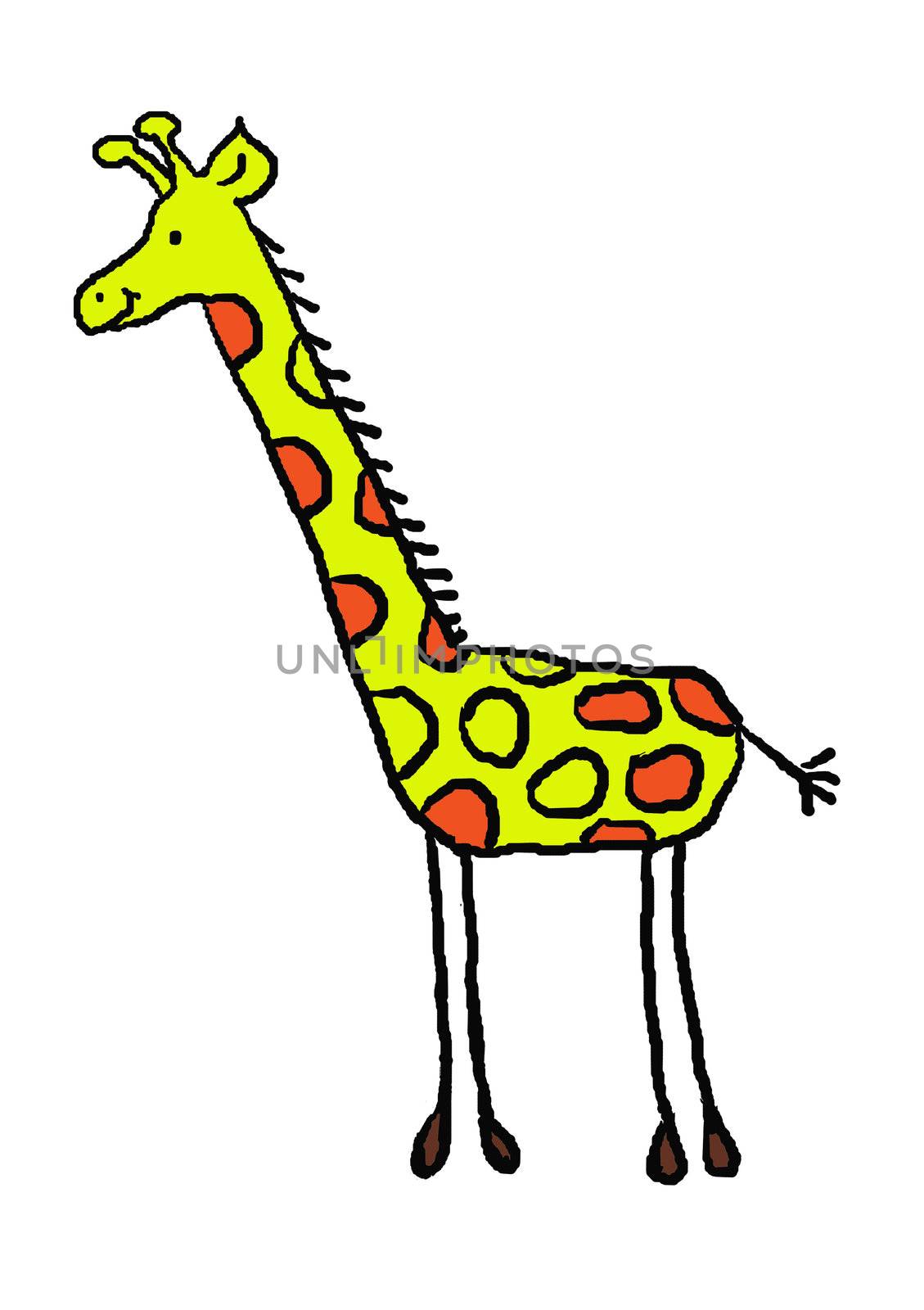 Funny giraffe  by Yaurinko