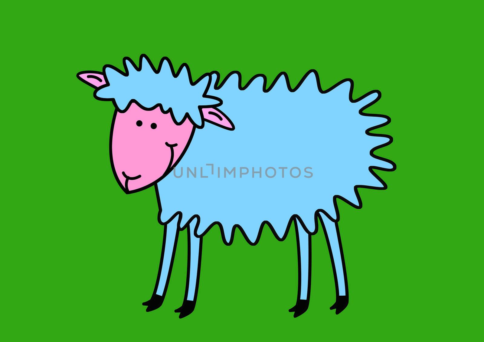Funny sheep  by Yaurinko