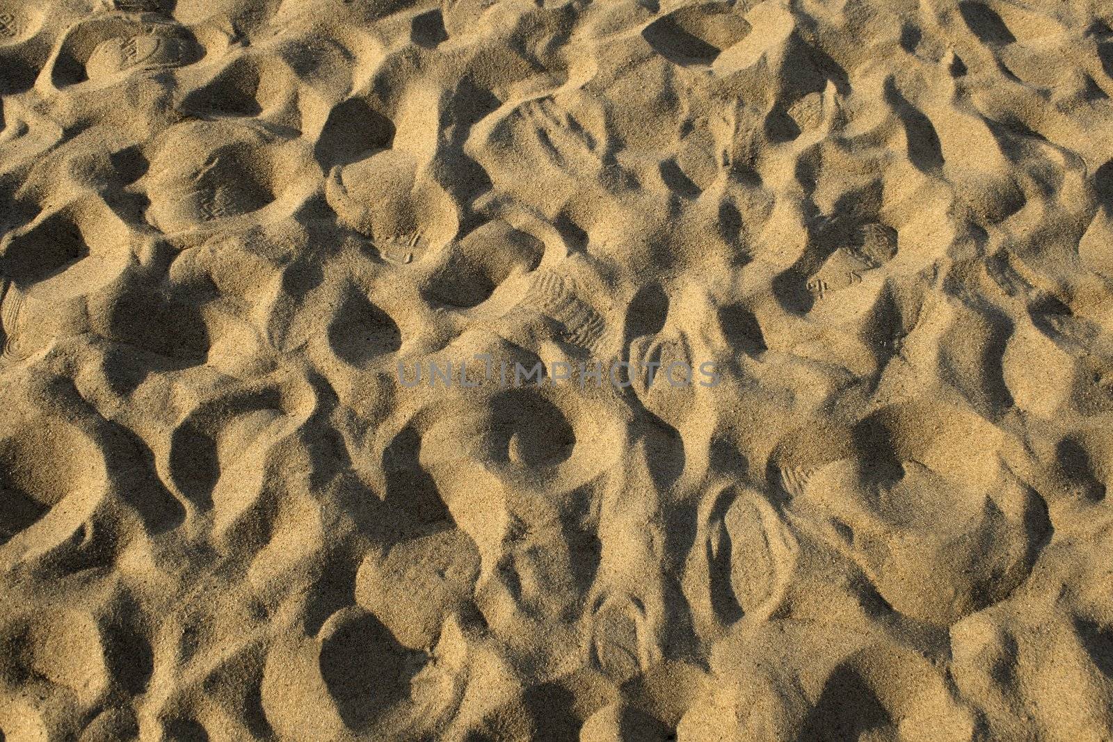 Footprints in the sand by anikasalsera