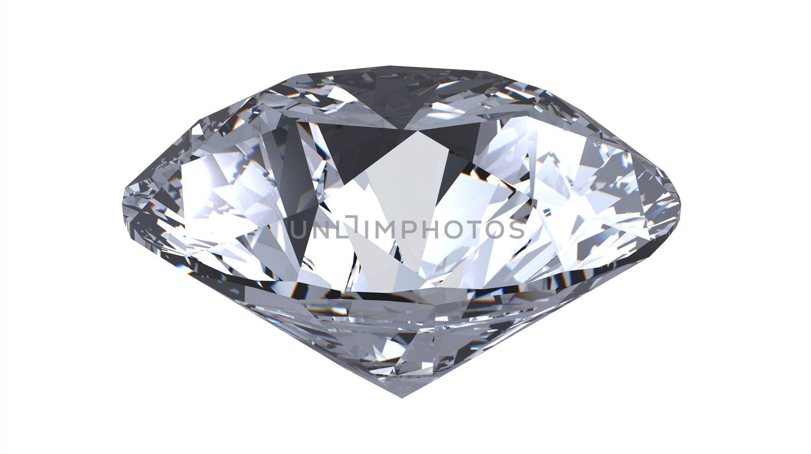 diamond gemstone, render,  isolated on white