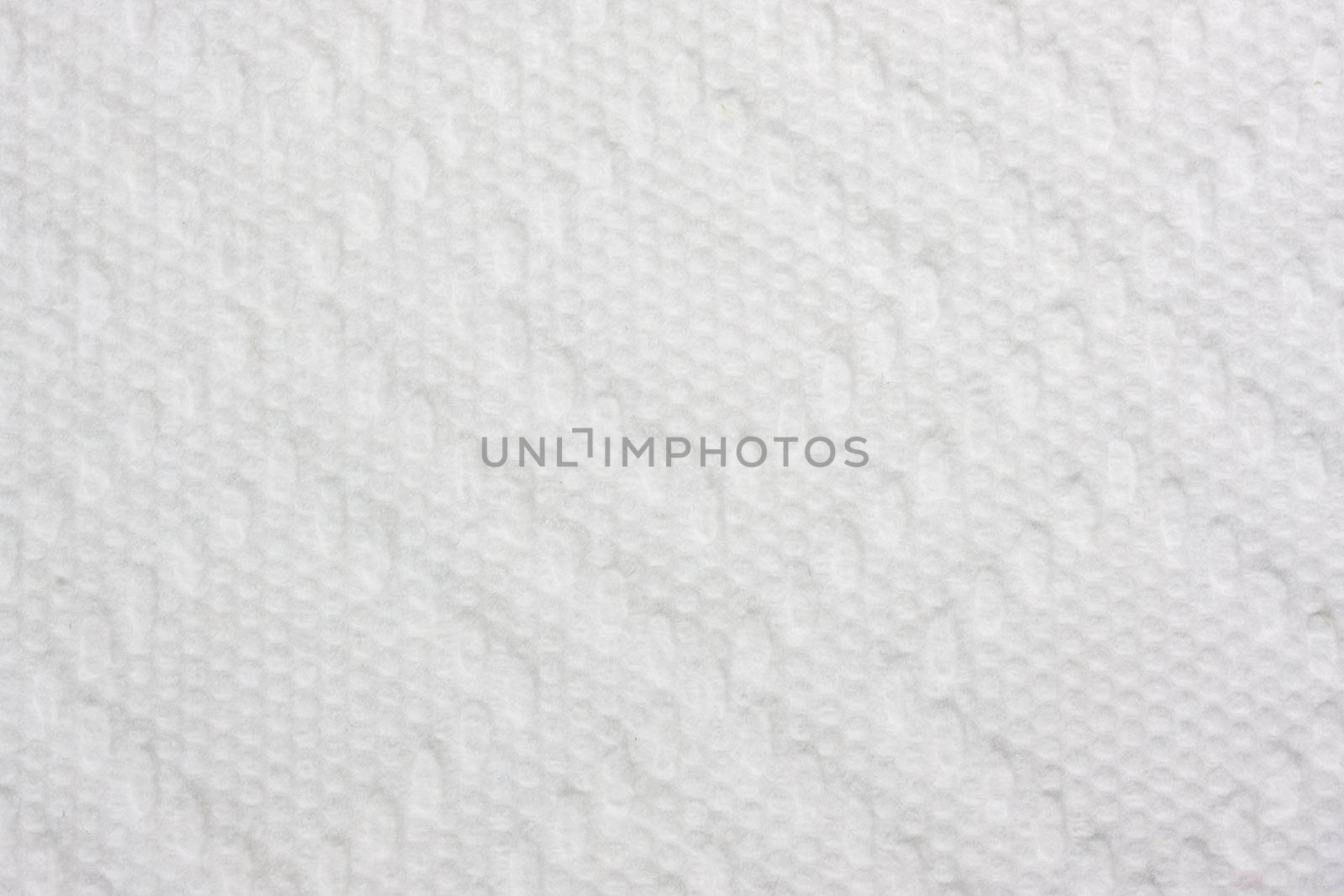 white paper towel background with a strong texture