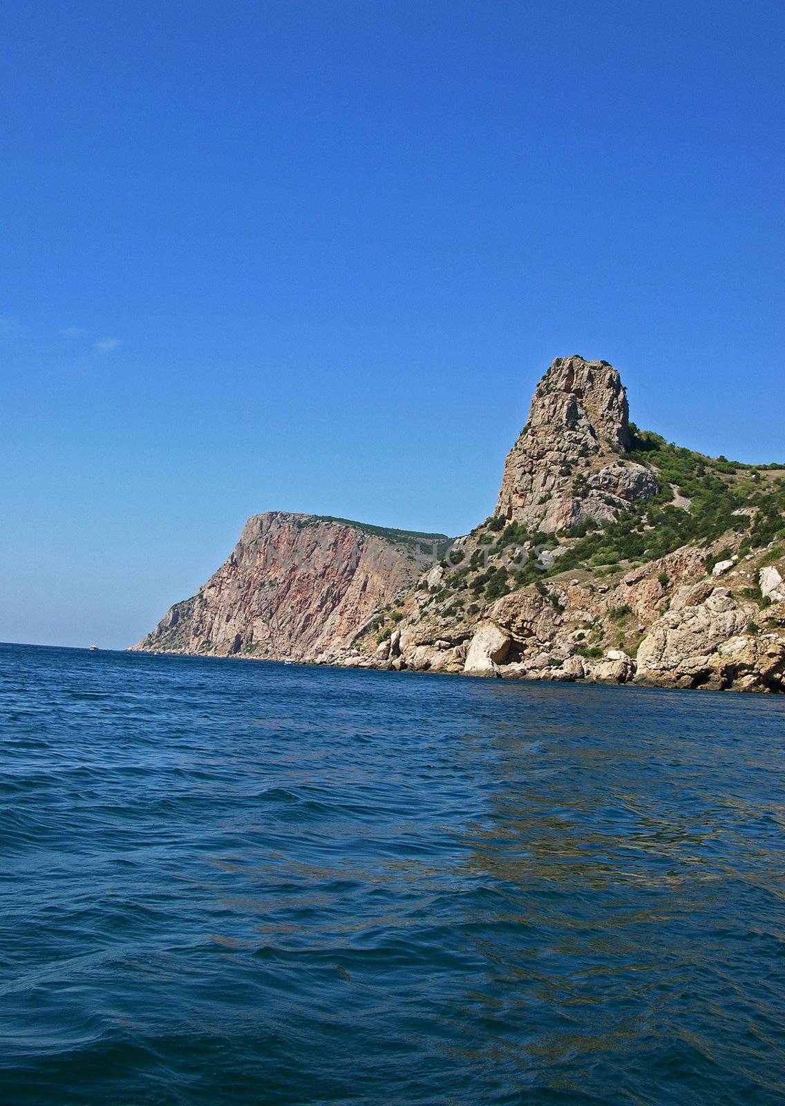 Sea view near Balaklava by Sergieiev